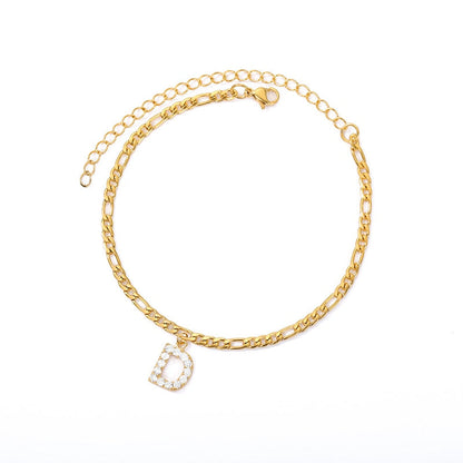 Bracelet avec initiale personnalisée – Élégance sur mesure