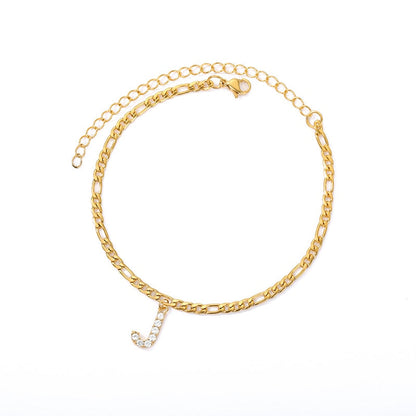 Bracelet with personalized initial – Custom elegance 