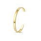 Personalized engraved bangle bracelet