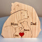 Puzzle Familial en Bois Personnalisé : Souvenir Unique et Intemporel